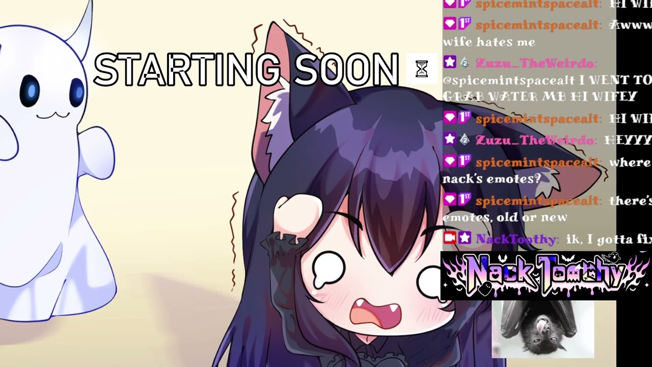 REACT DAY// GIMME THINGS TO SAY WORDS ABOUT @nacktoothy //  💜✨  // join the discord// !lurk