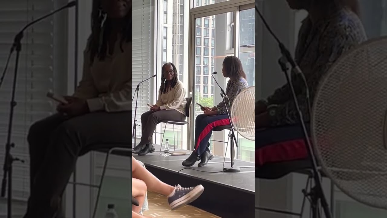 Tsitsi Dangarembga at the launch of 'Black and Female'