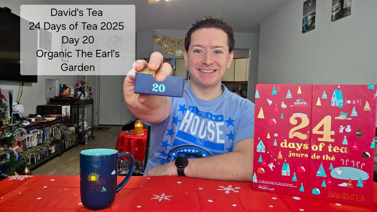 David's Tea 24 Days of Tea 2025 : Day 20 Organic The Earl's Garden