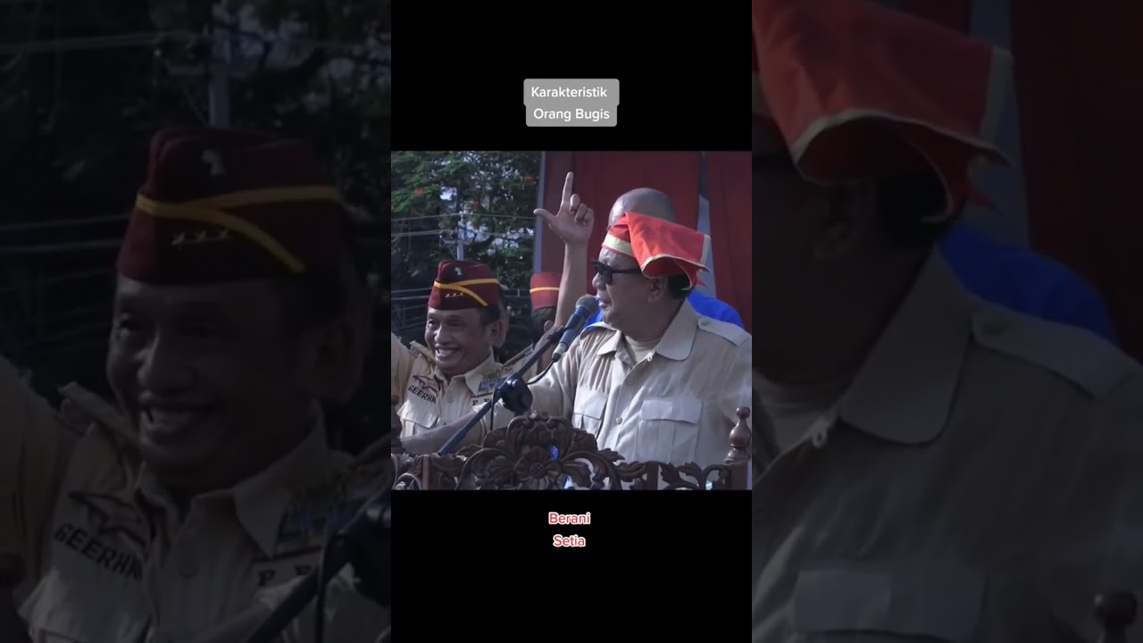 karakteristik orang bugis #bugis #sulsel #short #ytshorts #prabowo #ewako