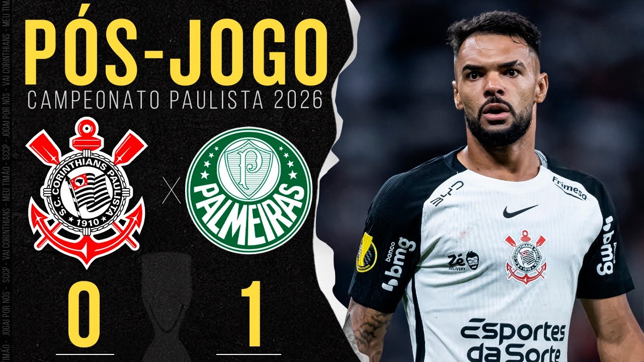 CORINTHIANS X PALMEIRAS 🔴 AO VIVO E COM IMAGENS DA ARENA | 7ª RODADA | PAULISTÃO 2026