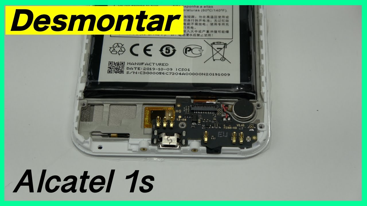 Desmontar Alcatel 1s