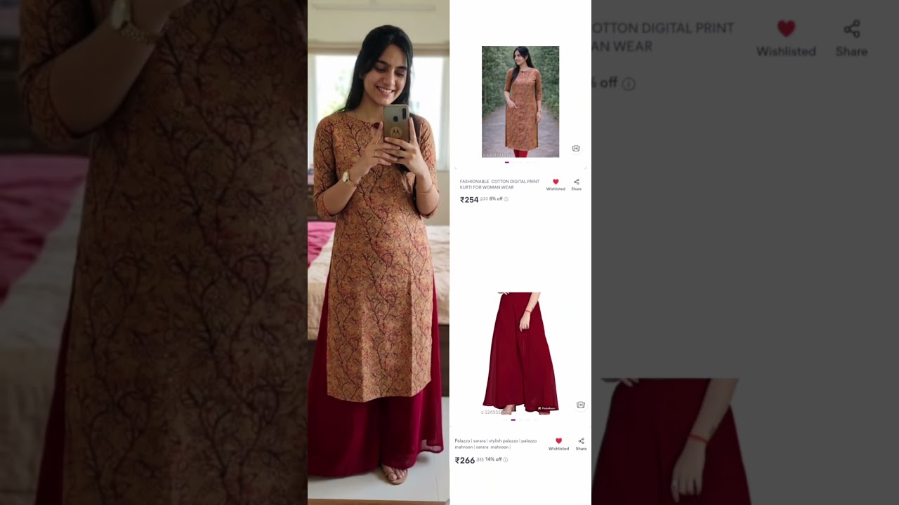 Click here for the link or Check community post #meesho #trending #outfitidea