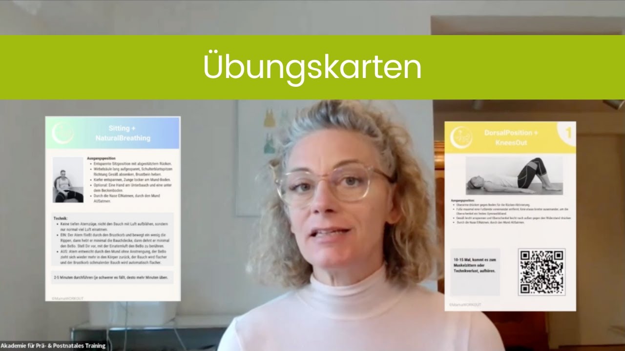 Übungskarten Wochenbett, Rückbildung, Wiedereinstieg