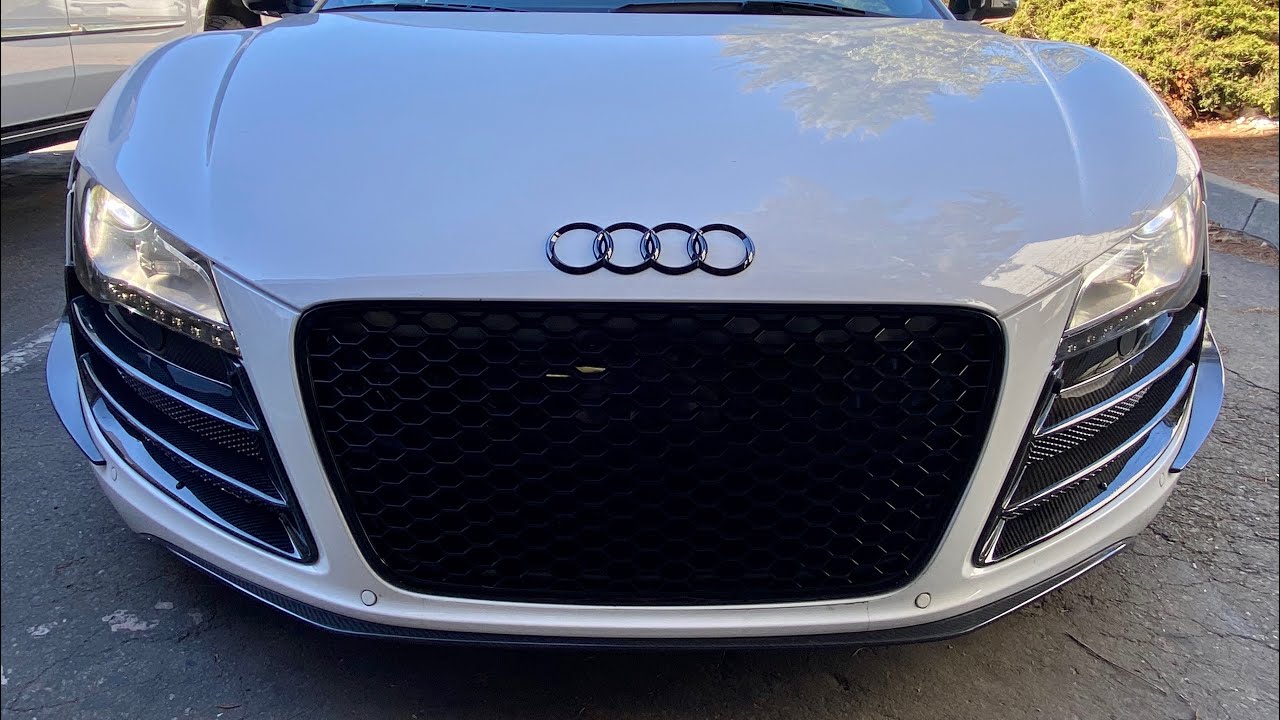 Audi R8 Euroboutique Mesh Grill Install