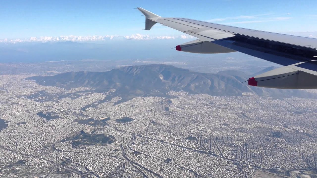 British Airways Flight BA0640 Take Off From Heathrow Landing At  Athens 04/01/13