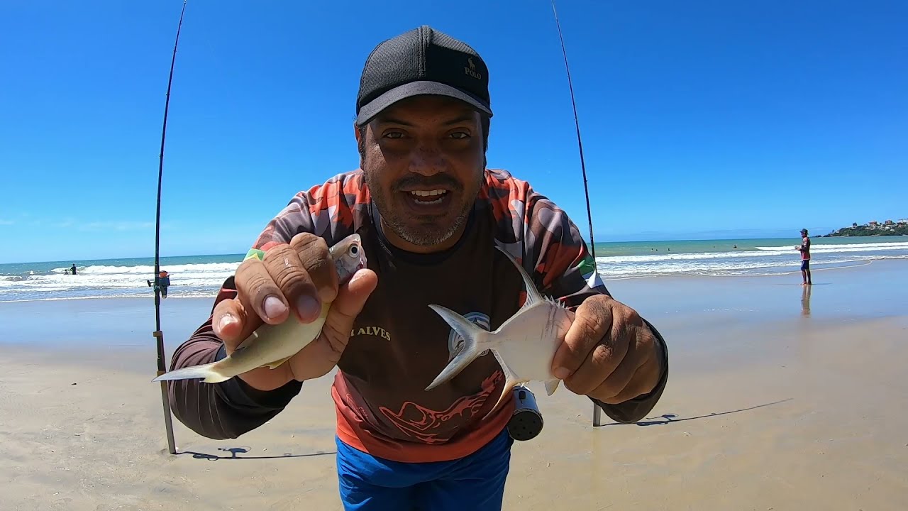 E S&Oacute; JOGAR E FISGAR NESSA PESCA DE PRAIA - dica surfcasting !