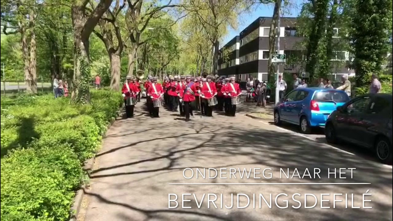 Onderweg naar bevrijdingsdefilé Wageningen #OBK RHENEN