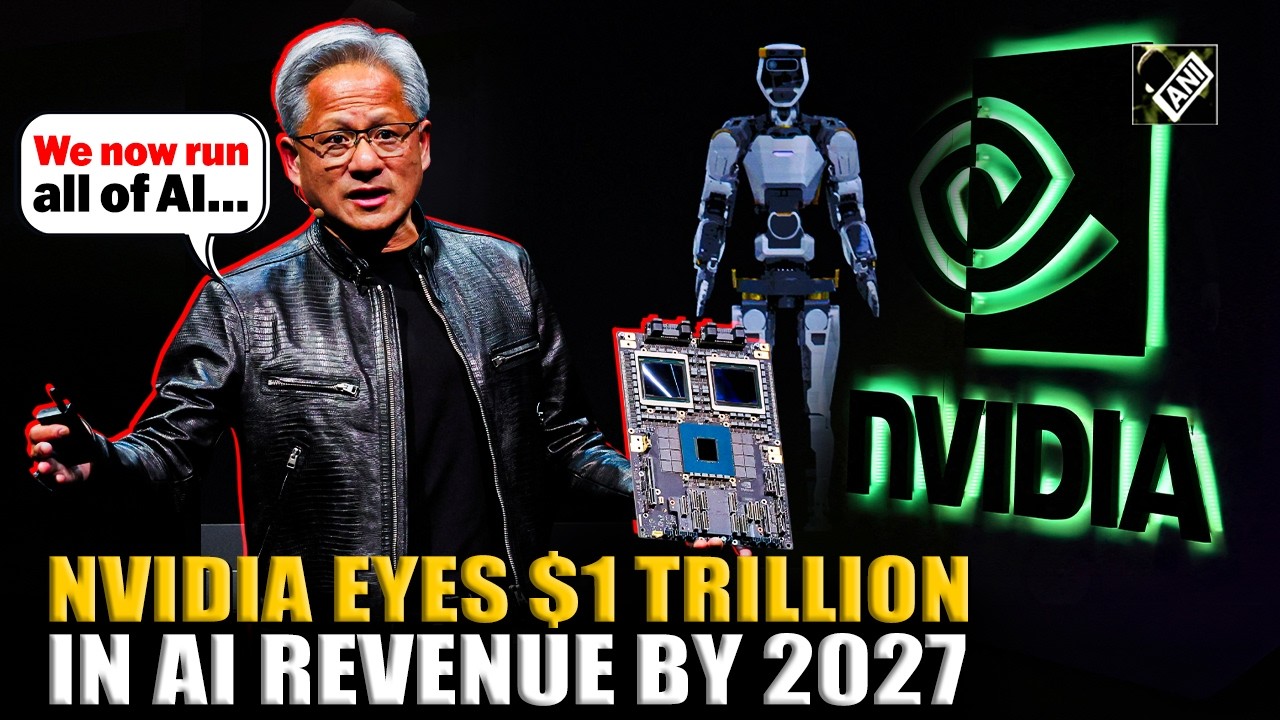 Генеральный директор NVIDIA Дженсен Хуанг прогнозирует выручку в 1 триллион долларов к 2027 году ...