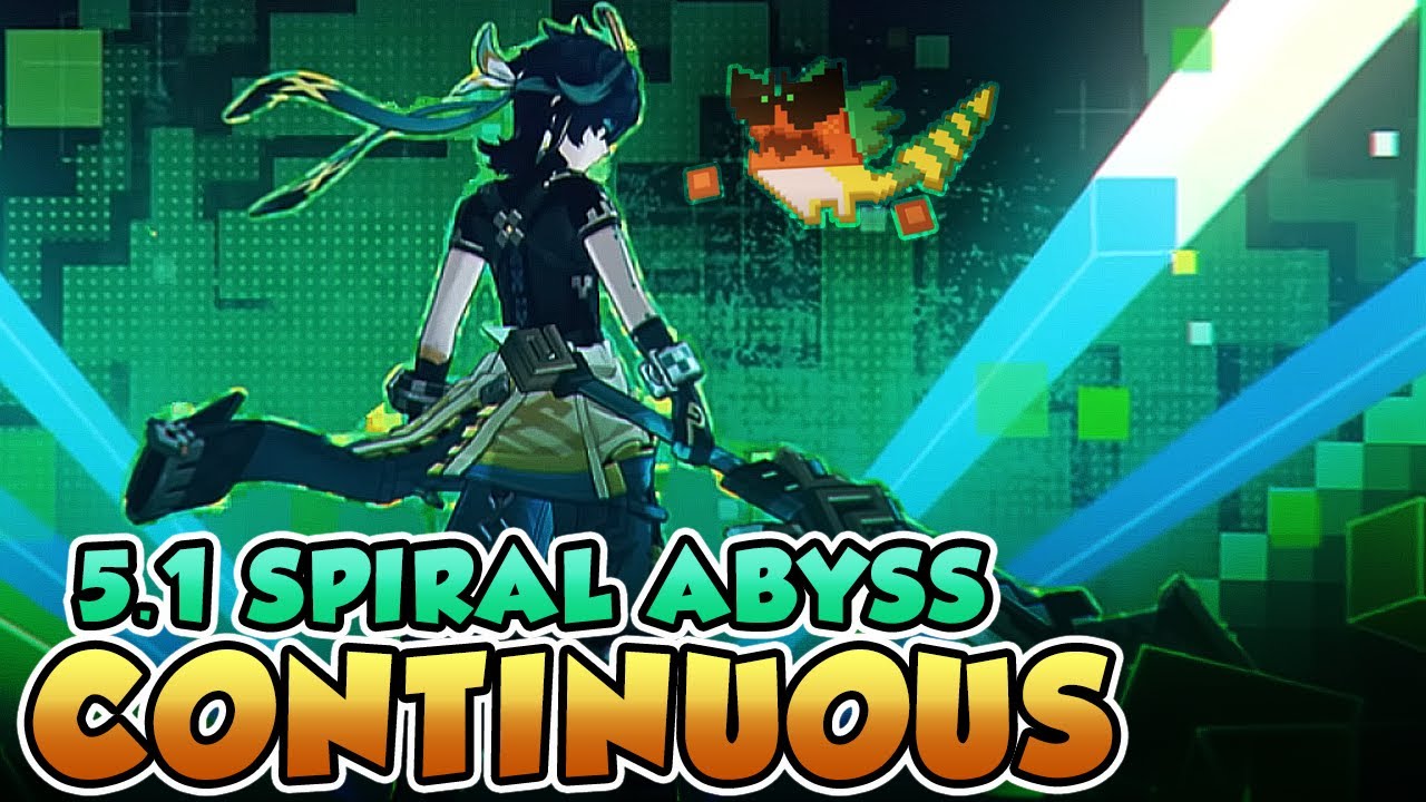 C6 Kinich Continuous Speedrun Top Half 33s | Spiral Abyss 5.1 | Genshin Impact