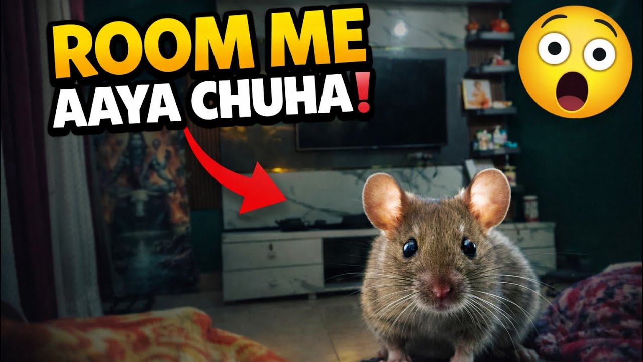😂 Raat Ko Room Me Chuha Ghuss Gaya!