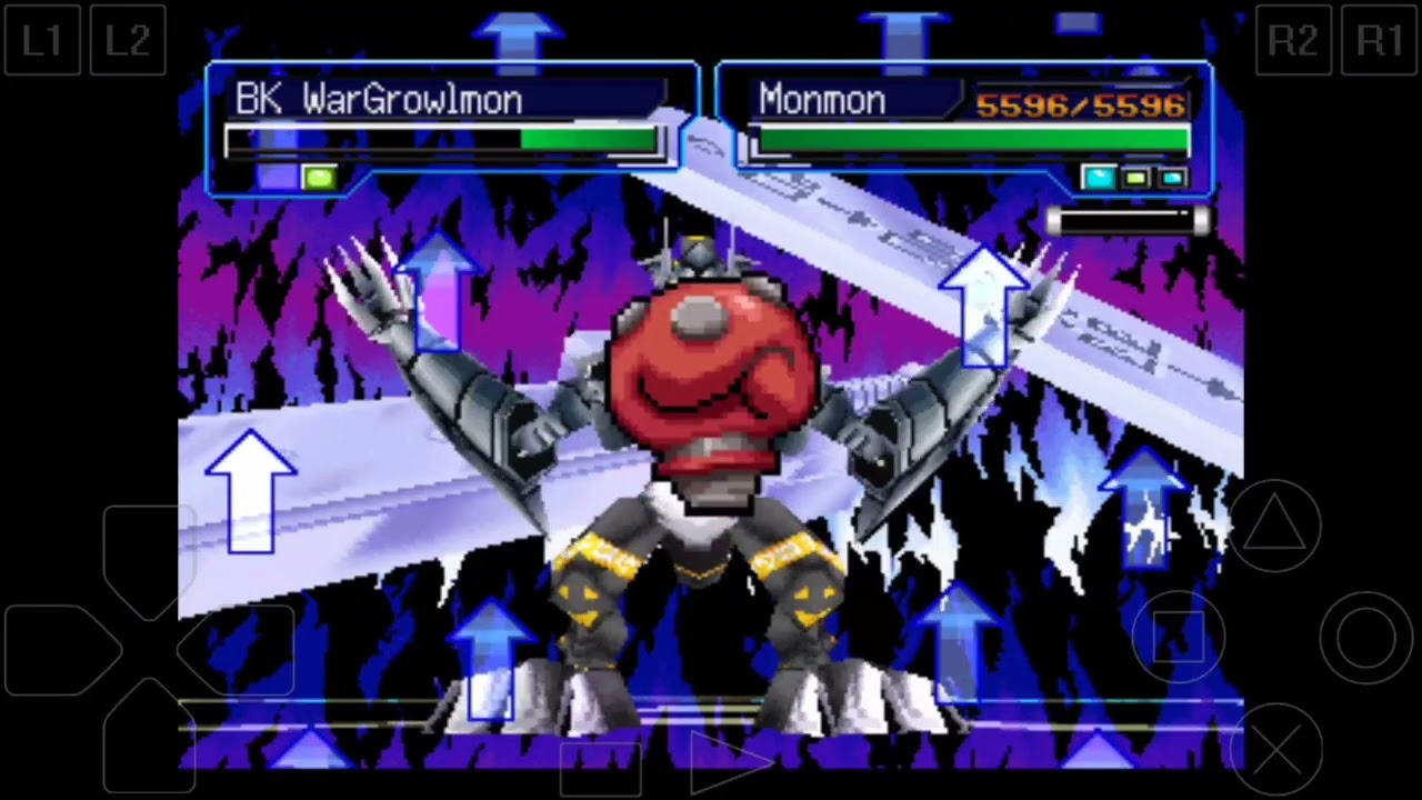 Mega Gargomon VS Black WarGrowlmon | Digimon World 2003 PS1 Exclusive