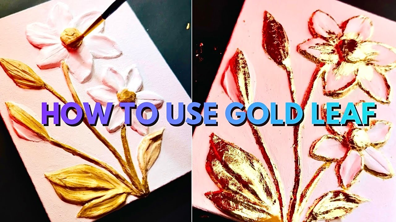 How to use GOLD LEAF - Easy step-by-step Guide