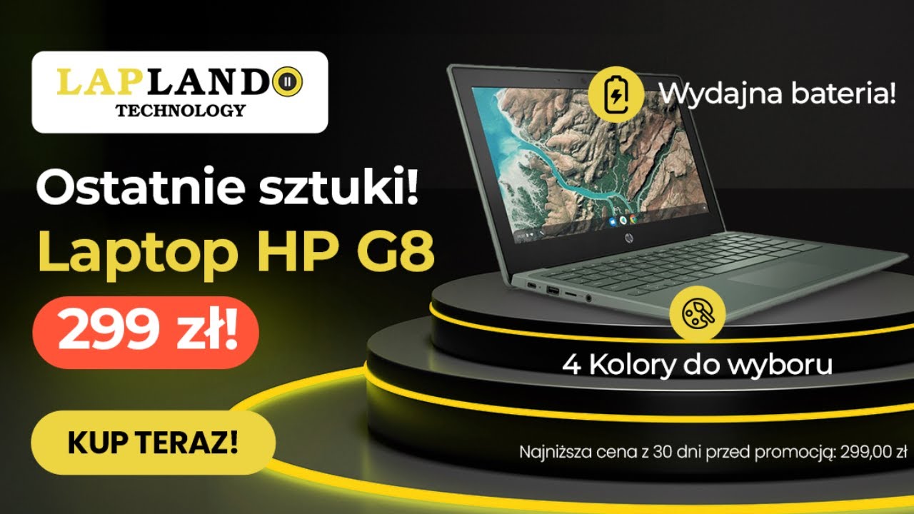 WYPRZEDAŻ LAPTOPA HP G8 ZA 299 ZŁ &ndash; NIE PRZEGAP!