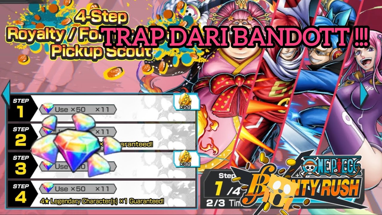 GACHA TRAP BANNER DARI BANDOT SEBELUM EX NUSJURO HARI INI!!! |ONE PIECE BOUNTY RUSH