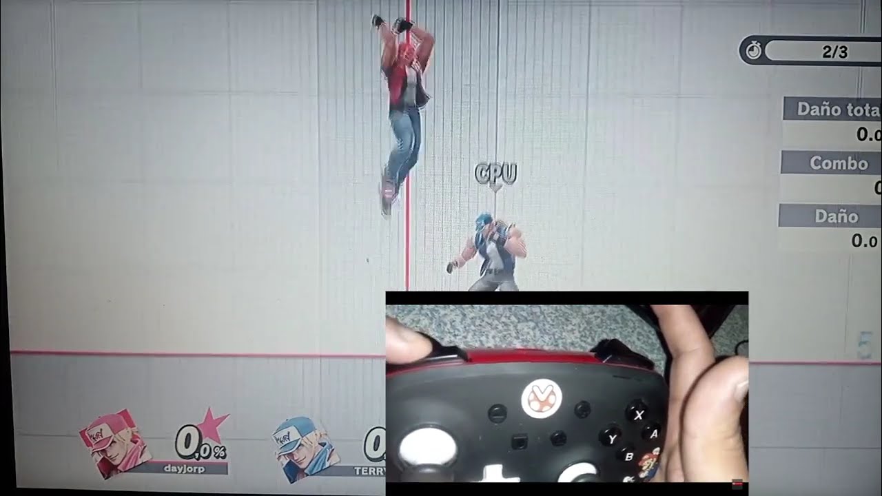 UP AIR +UP B  CARGADO DE TERRY EN #smashultimate