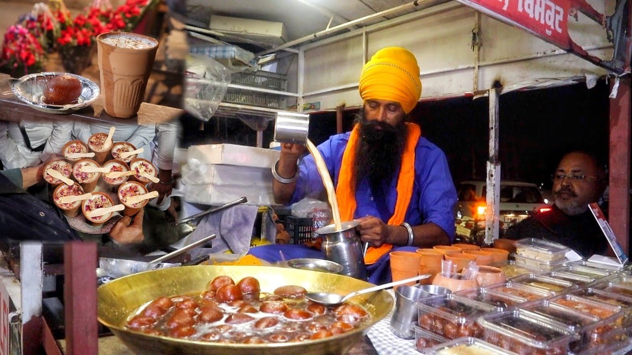 Khalsa ji ka overloaded dryfruit wala dudh & stuffed Gulabjamun