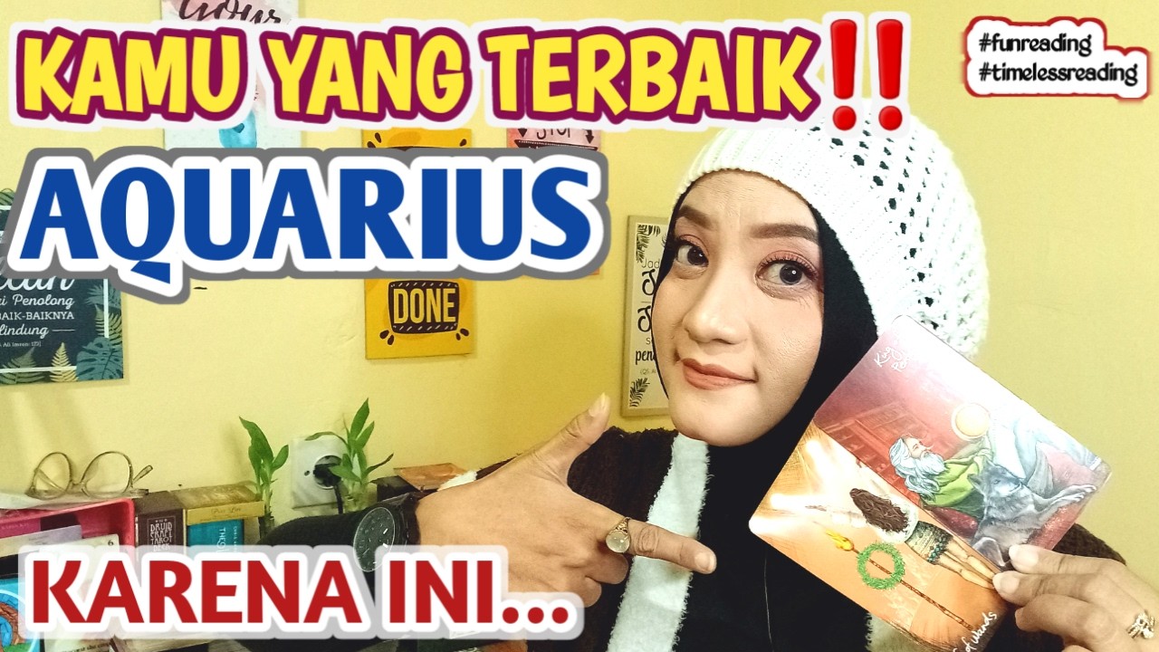 INI SEBABNYA, AQUARIUS 💙 KAMU MEMANG SANGAT PANTAS DISAYANGI DICINTAI