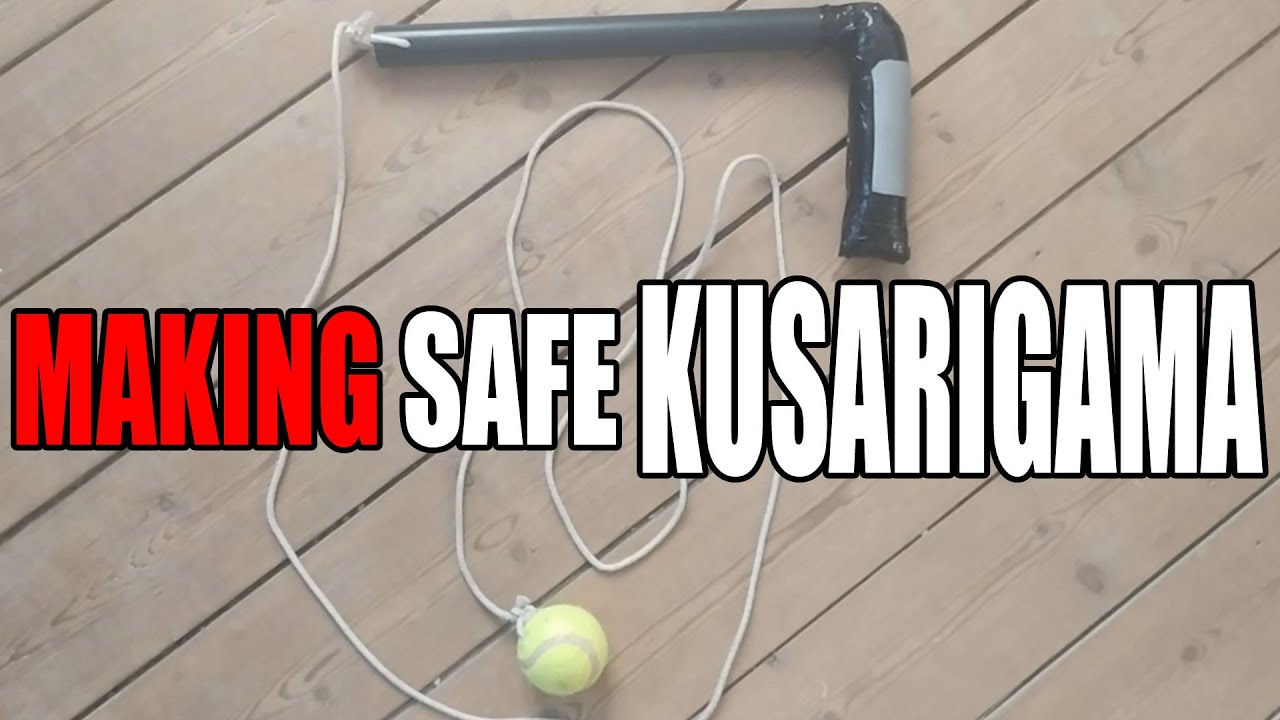 FOAM Kusarigama for training (from the trash)