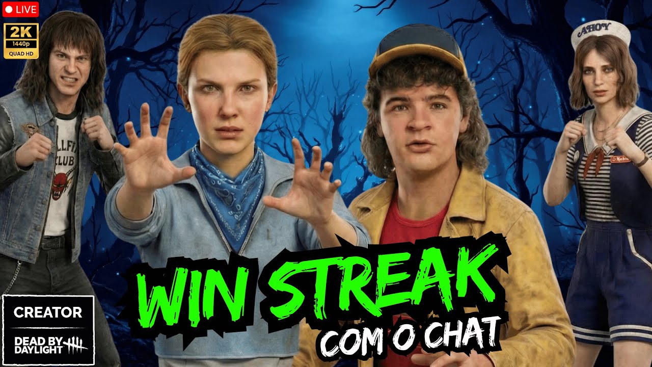 O Chat virou PRO? 🔥17 VITÓRIAS na WIN STREAK mais insana do DBD!