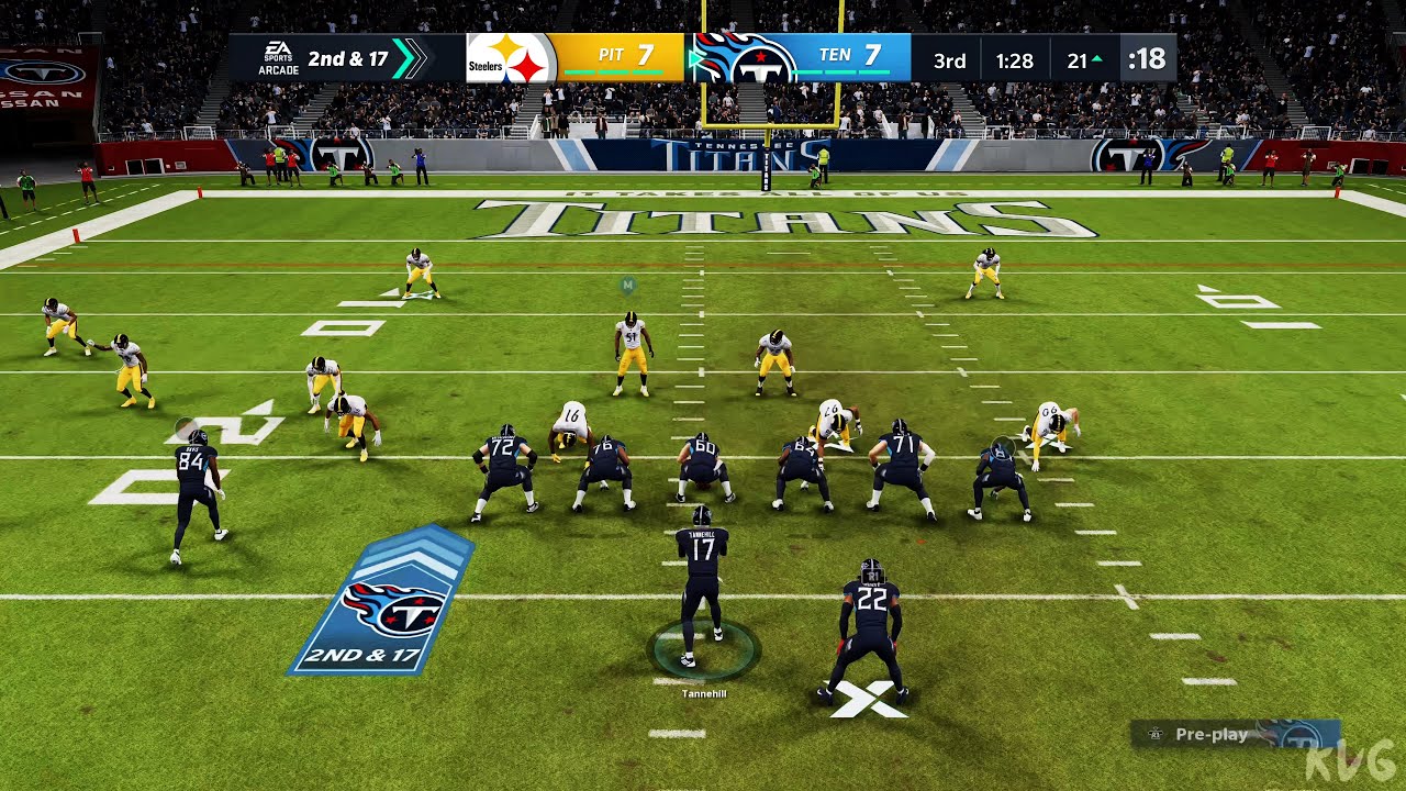 Madden NFL 21 - Pittsburgh Steelers vs Tennessee Titans - Gameplay (PS5 UHD) [4K60FPS]