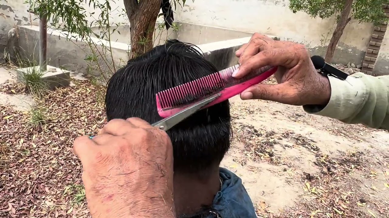 💈 ASMR Relaxing Haircut in My Village Barber Shop