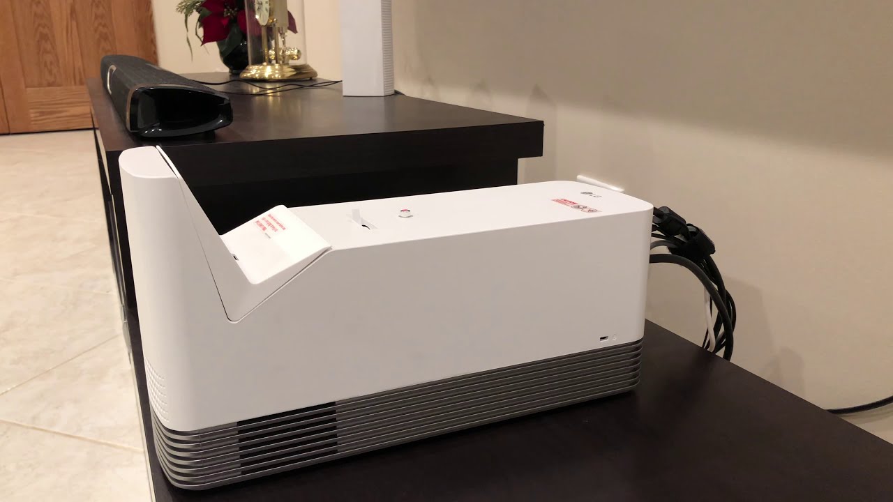 LG HF85JA Short Throw projector setup