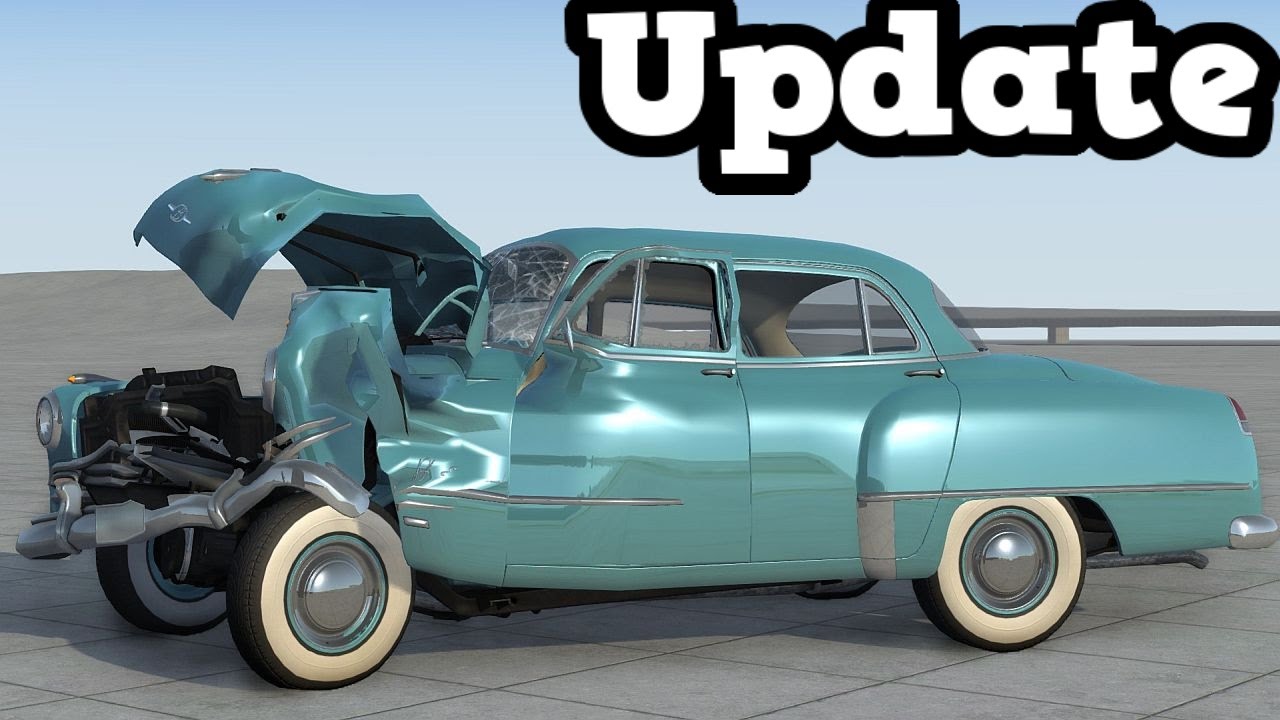 BeamNG Drive Update 0.5.1 - Burnside Special Suspension Test ( With Suspension Sound ) + Crash
