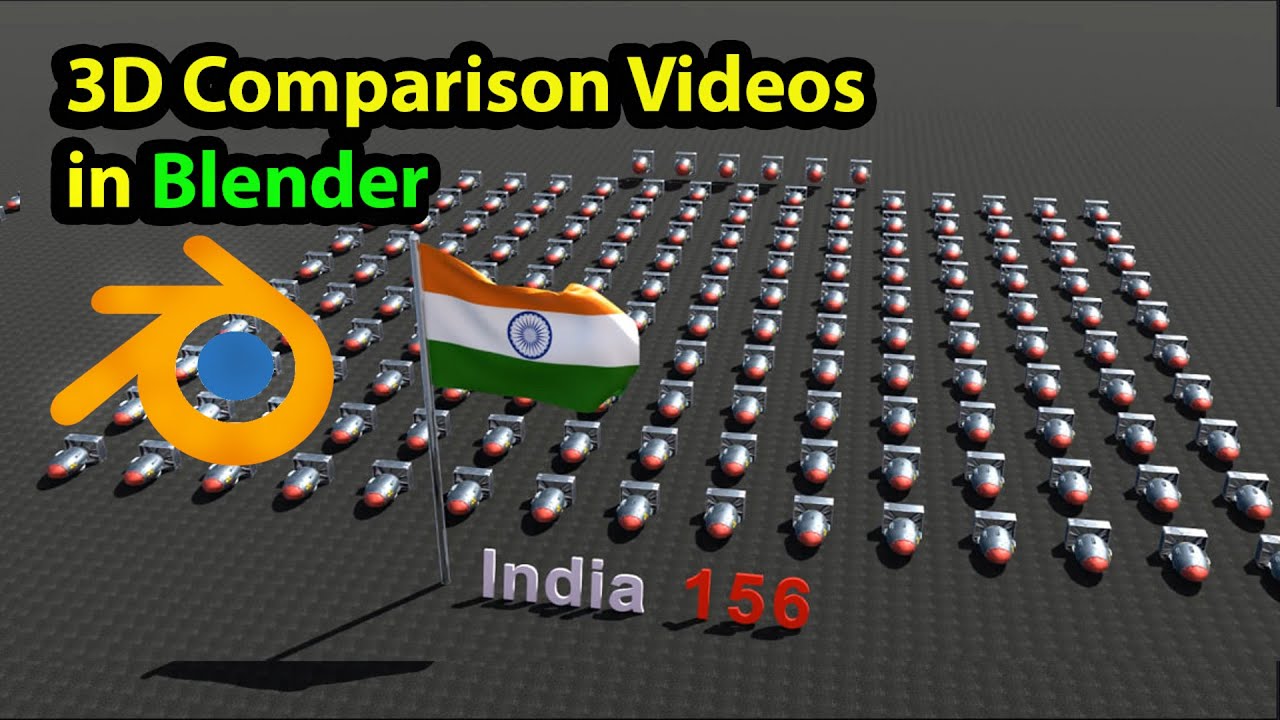 how to make 3D data comparison videos by using models
