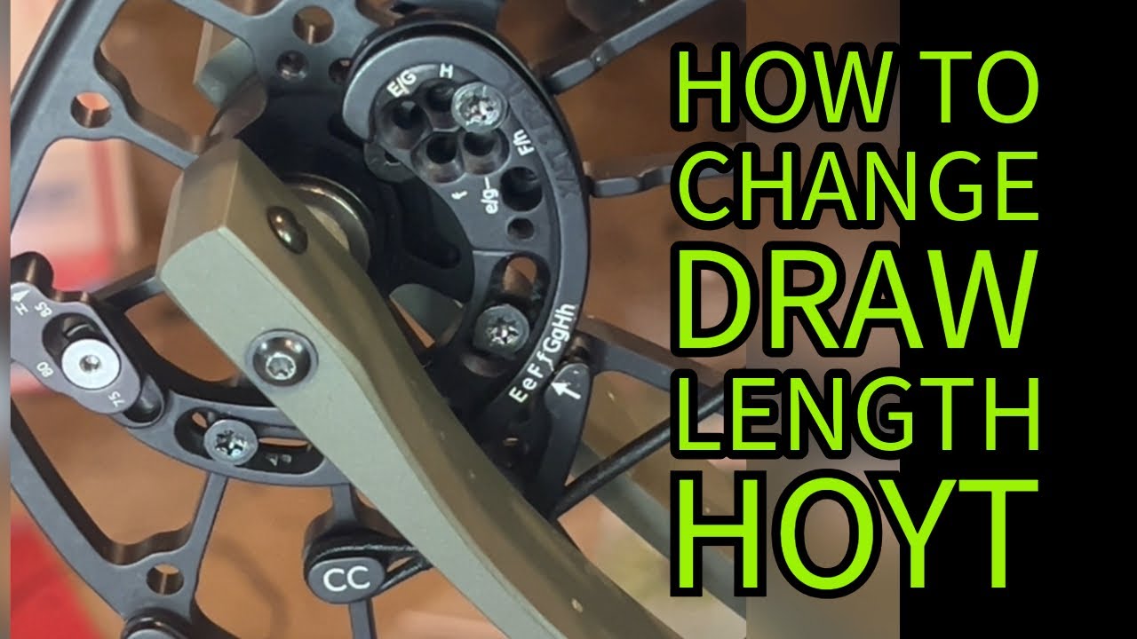 Change draw length on a Hoyt Alpha X - How To archery
