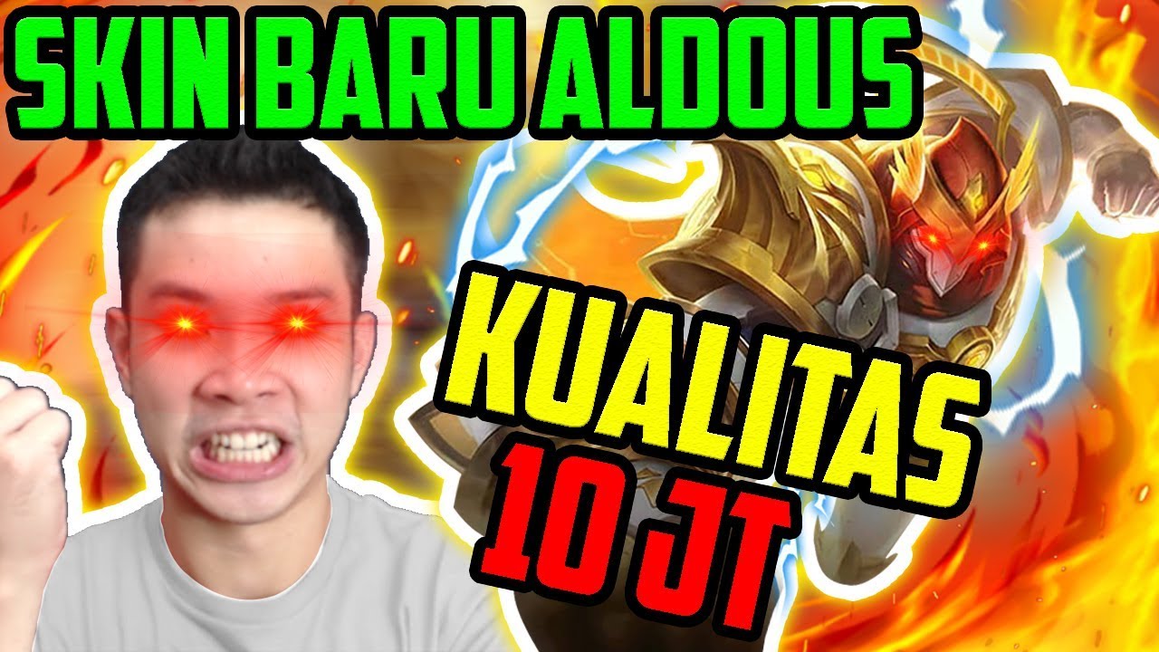 SKIN BARU ALDOUS WORLD CHAMPION!! KUALITAS 10 JT INI MAH BOSS!! - Mobile Legends
