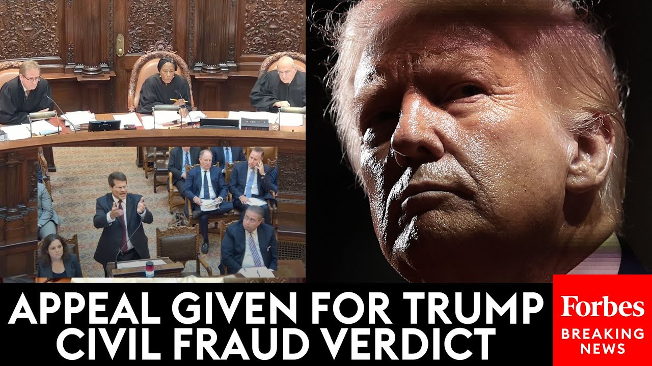 BREAKING: Trump Lawyer Makes Argument To Appeal $454 Million NYC Civil Fraud Verdict | Full Hearing
