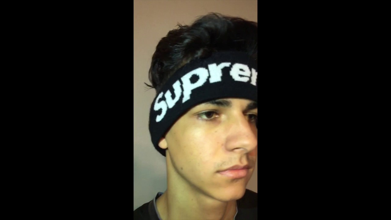 2014 New Era x Supreme Fleece Headband - eBay Link - Black