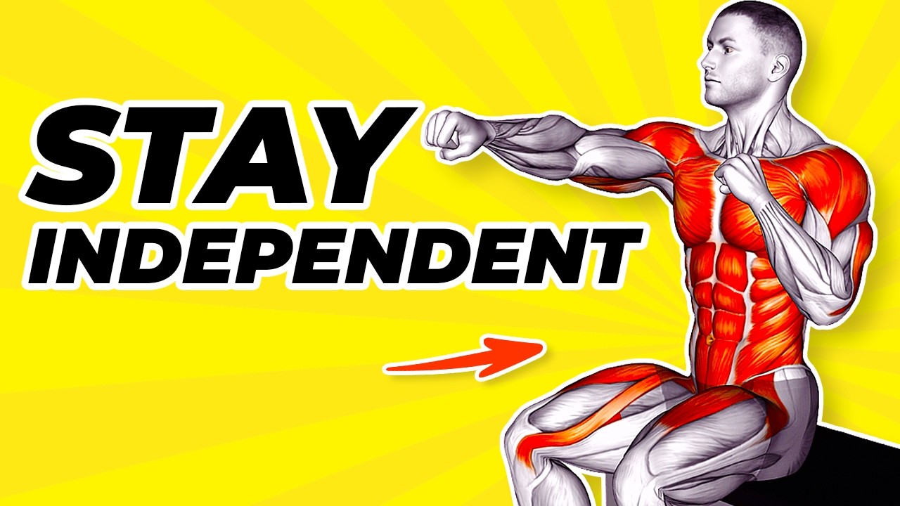 10 MIN Chair Routine for Independence for Men Over 65 (At Home)