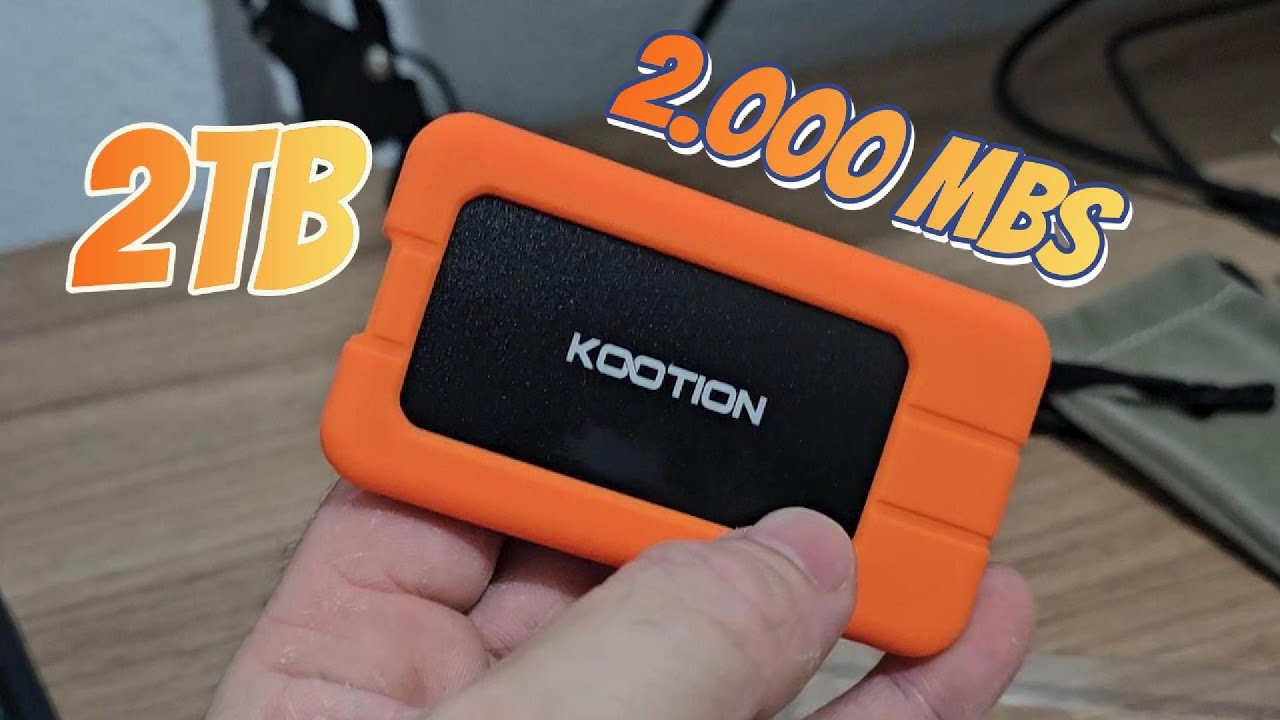 SSD Externo Kootion 2TB 2000 Mbs nos Detalhes
