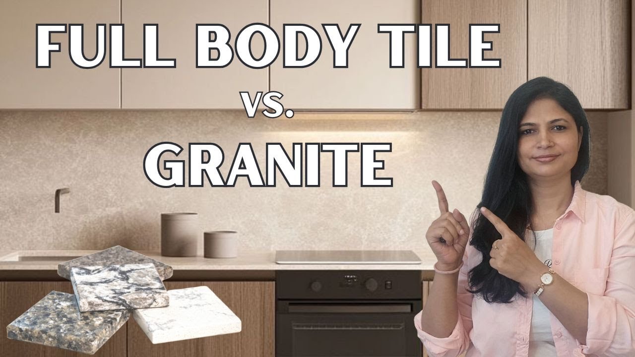 “Granite vs Full Body Tile: Which Is Best for Your Kitchen Counter?”