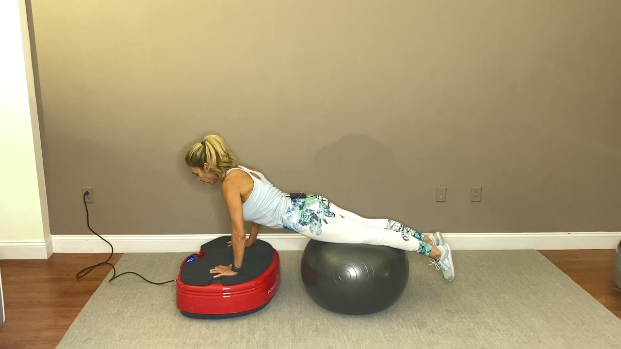 Power Plate | Core Work With A Swiss Ball