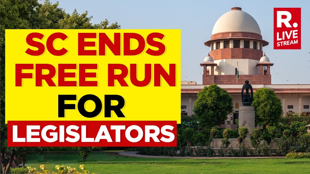 Bribe For Vote In House Case, Supreme Court Delivers Big Verdict | SC Verdict
