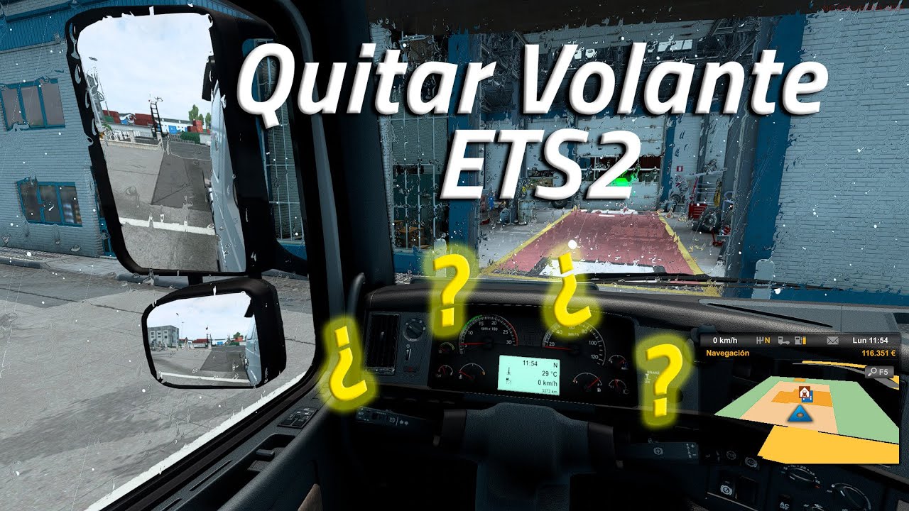 Como quitar el volante en Euro Truck Simulator 2 ( ETS2 ) - Como desactivar el volante en ETS2