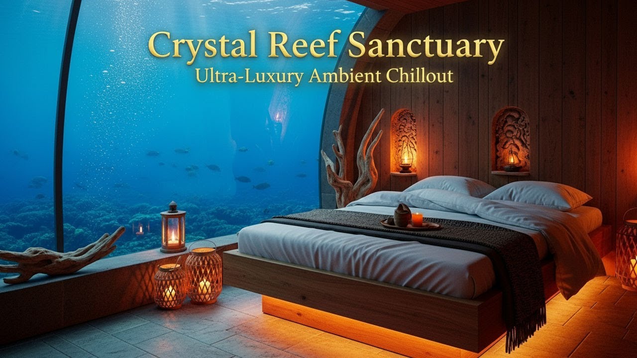 Crystal Reef Sanctuary 🌊🐠 Ultra-Luxury Ambient Chillout Lounge | Deep Ocean Relaxation 2025
