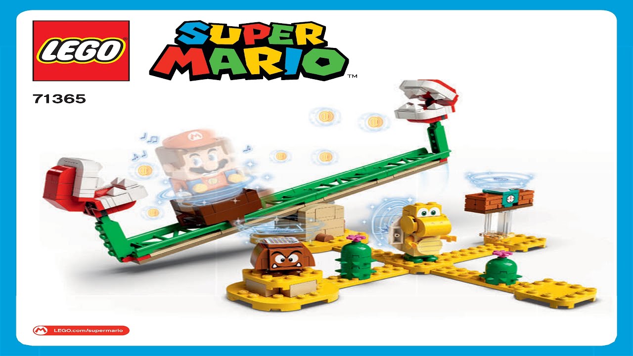 LEGO instructions - Super Mario - 71365 - Piranha Plant Power Slide