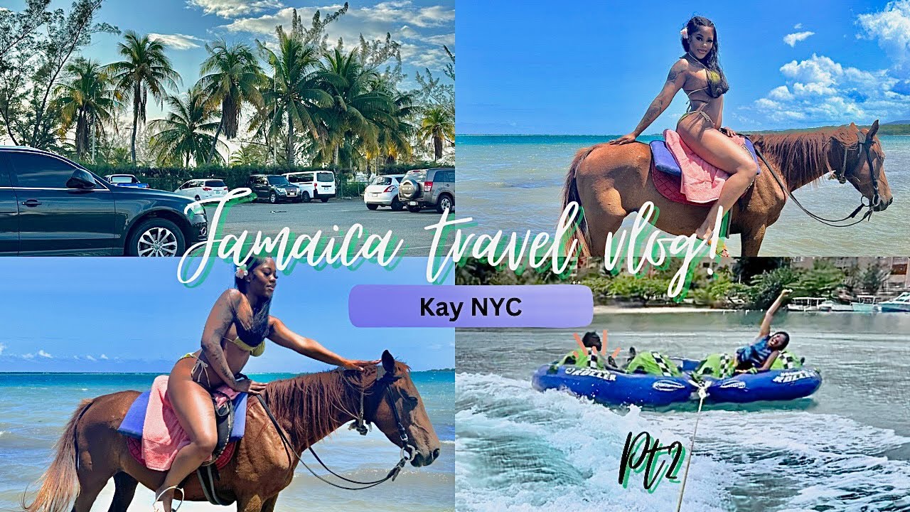 jamaica vlog pt 2: horseback riding + tubing & more! ocho rios 🇯🇲 | spring break 2023 | Kay NYC