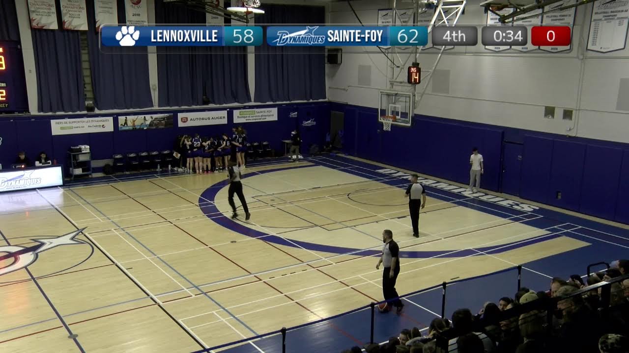 RSEQ Basketball feminin 🏀  Lennoxville @ Sainte-Foy [2026-02-13]