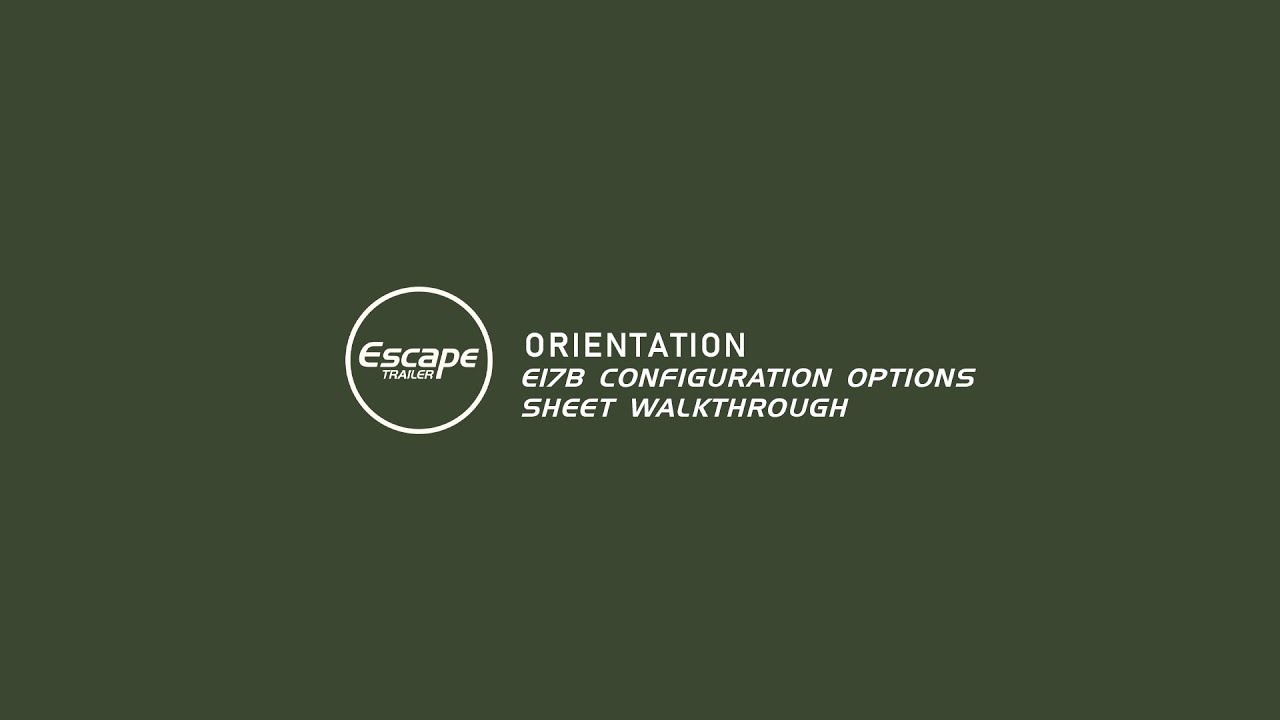 E17B Configuration Options Sheet Walkthrough