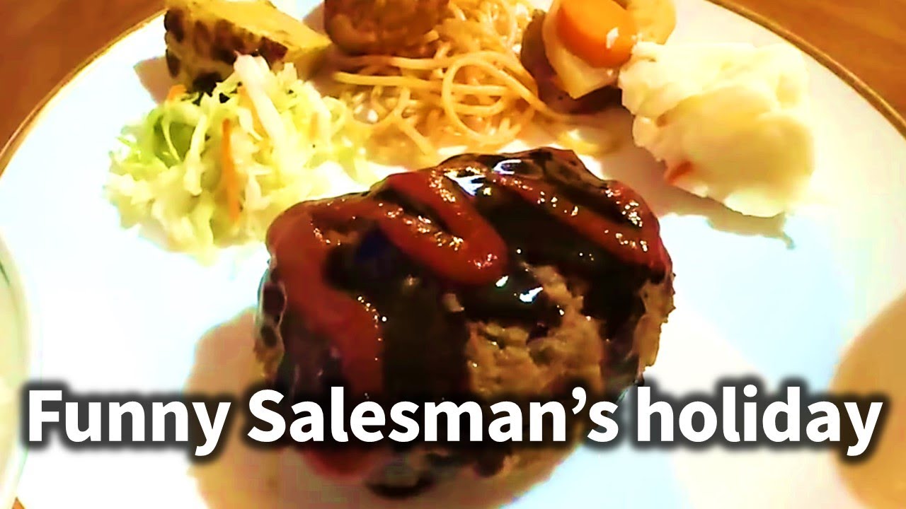 JAPAN FOOD + Walk tour 🇯🇵🚶‍♂️ HAMBURGER STEAK and Pokémon Center Christmas Present Hunt🎄🎁