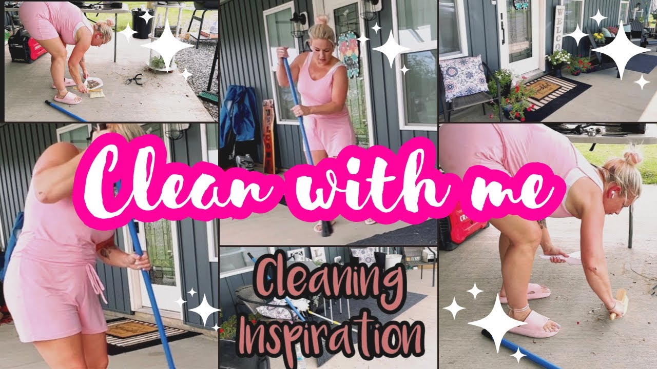 Outdoor Clean With me, Cleaning motivation, #cleaningmotivation #cleanwithme #blessedbeyondmeasure