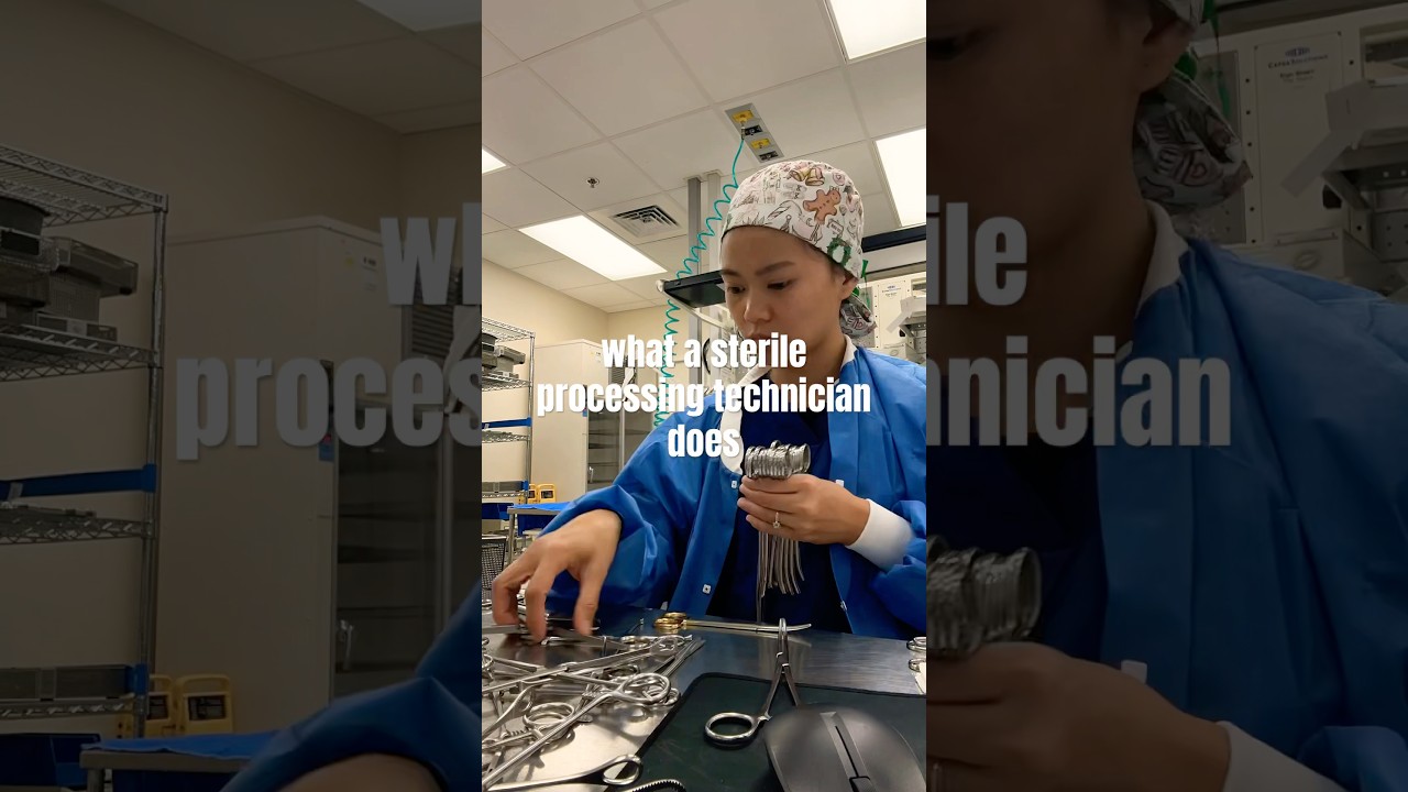Surgical Technician as a Sterile Processing Technician ♥️ 