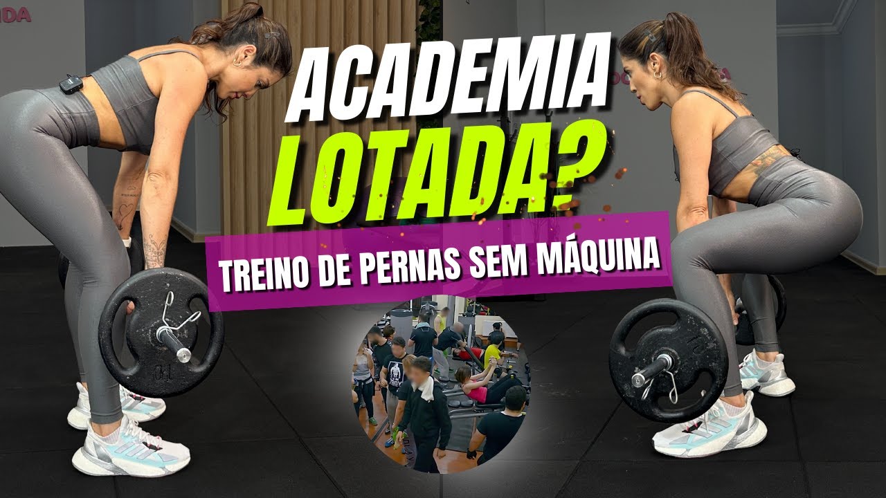 TREINO COMPLETO DE PERNAS E GLÚTEOS - sem usar máquinas