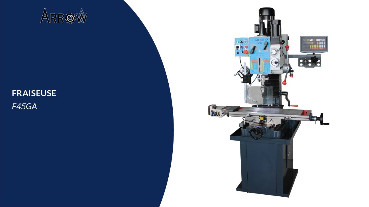 DIDELON MACHINES OUTILS - FRAISEUSE ARROW F45GA