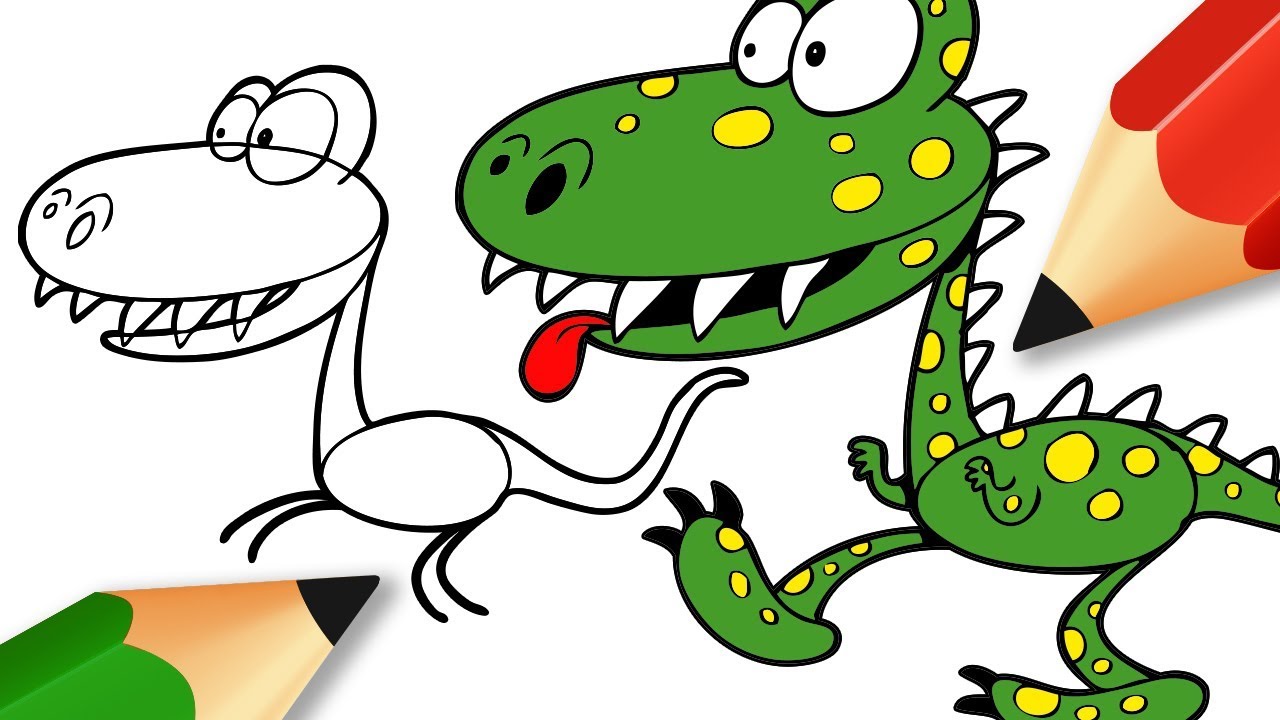 Lær å tegne dinosaurer | Øisteins blyant
